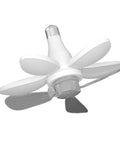 XEGZLH E27/E26 Screw in LED Ceiling Fan Light Even Lighting Distribution for Bedroom Kitchen Comfort with five white fan blades.