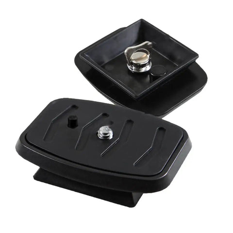 2 Pack 35mm Quick Release Plate For Tripod Mount Adapter With QR Camera Mounting Ball Head Parts Replacement For Quantaray Slik Walmart Sunpak 5800D 7000TM 6400UT 8001UT MX1000 black plastic quick release plate with 1/4 inch screw