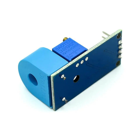 ZMCT103C 5A AC Current Sensor And Transformer Module Featuring Integrated Op Amp single phase design, compact blue housing.
