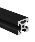 Heavy Duty Seven Piece V Slot Aluminum Extrusion 2020 N1 Single Sided Grooved Linear Guide Rail 610 Mm Length close-up view of extruded aluminum profile