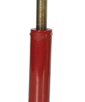 Heavy-Duty Basement Floor Jack With 16 Inch Lift Height And 9,738 Pound Capacity In Red Steel, Telescoping Brace For Precise Beams Leveling