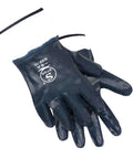 Oil Field Style Chemical Resistant Work Gloves With Wide Cuff Durable Blue For Petrochemical Transport And Fuel Delivery Pros Large Size 12 Pack Non Slip Easy On And Off
