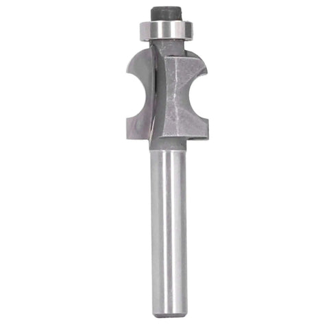 Cool Silver Stile Router Bits That Fit Perfectly For 14x14 Shank Milling Cutters, silver finish, for precision wood trimming.