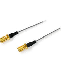 Pro Grade SMA Female To PCB Solder Coaxial Cable 047 Semi-Rigid, 2 Inch Length, 50 Ohm RF Jumper, DC To 12.5 GHz, pair visible
