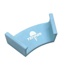 Blue Racket Wall Mount Organizer For Tennis Badminton Ping Pong, multipurpose rack bracket with safe edge design.