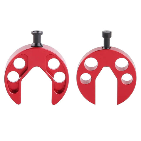 Helicopter Leveler Swashplate Leveler Crossplate Corrector Tool for 380 470 500 550 600 700 RC Helicopters, red metal design