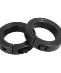 One And Three Quarters Inch Bore Single Split Shaft Collar With Outer Diameter Two And Three Quarters Inches Carbon Steel Two Pack