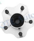 Top view of a Four Piece Front And Rear Wheel Bearing Hub Assembly Set For Nissan Altima Maxima Pathfinder with Thirty Two Spline Teeth