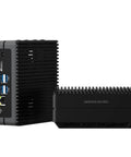 Side view of Jetson Orin NX Edge AI Powerhouse For On Device AI Up To 100 TOPS In A Tiny Pack with 4 USB 3.2 ports and M.2 slots.