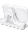Rear view of sleek white Slick Charging Stand With USB-C Cable For Ray-Ban Meta Smart Glasses Gen 1 And Gen 2