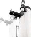 0.965 To 1.25 Inch Telescope Eyepiece Adapter With Secure Side Screw attached to telescope for modern eyepiece swapping