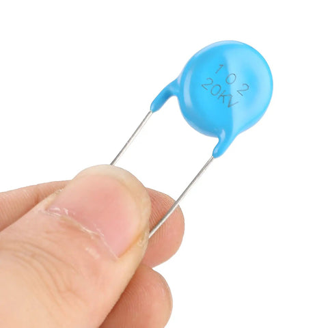 High Voltage Ceramic Disc Capacitors Set 20 Kv 1000 Pf Pro Grade HV Cap Kit For Uhf Instruments X Ray Machines And Electrostatic Generators Five Pieces Ships Worldwide