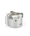 Three Jaw Pneumatic Clamping Chuck With Air Driven Cylinder For Rock Solid Secure Workpiece Gripping In Industrial Automation And Assembly Line Workshops Precision Engineering Component MHS3 32D, 4.4cm height