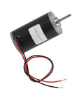 Heavy Duty 24V 3500Rpm Permanent Magnet Dc Carbon Brush Motor with reversible rotation and metal gears, designed for automation and DIY projects.