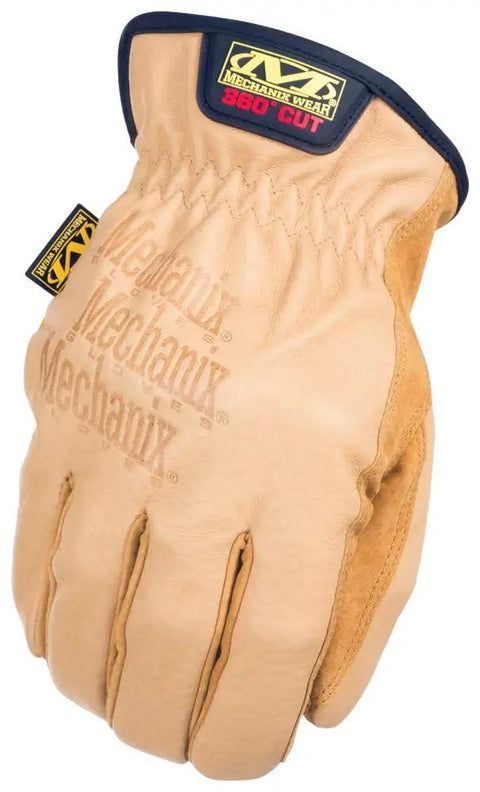 Flame And Arc Resistant Leather Driver Gloves With Durahide Leather, Water Repellent Finish, Kevlar Stitching, ArmorCore Liner, Size Large