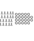 Bolts and washers for Aluminum Router Sled Jig With Precision Guides Rail And Low Friction Slide For Smoothing Small Wood Pieces
