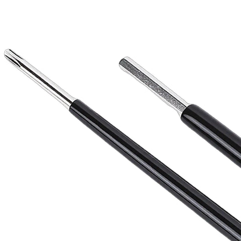 Pro Max Window Adjustment Tools Kit With 4mm Hex And Ball End Key Plus Star Wrench For Schco And Winkhaus Hardware Built From Heavy Duty 59CrV4 Steel Making Repairs A Breeze And Keeping Your Frames Tight Like New, two black-handled tools