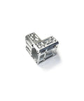 Beefed-Up Middle Frame Insert Reinforcement For T50 Agricultural Drone Chassis OEM Style Replacement Part YC.JG.QX003017.04 silver metal insert
