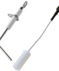 Flame Sensor Replacement For Carrier Bryant Day And Night Furnaces Direct Fit Electrode Sensor With LH680534 visible with ceramic insulator.