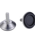 Close-up of 4 Pack Adjustable Furniture Legs With Anti Slip Bases, Steel Construction, showcasing screws and anti-slip features.