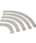 Kickass Router Angle Beam Template Set For Dead On Edge Rounding And Flawless Radius Cuts In Serious Woodworking Projects Using Durable Plastic Guides. Set of 5 curved templates.