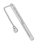 Gearhead Nerdy Twist Bookmark Gift With Velvet Pouch Stainless steel bookmark for engineering nerds, 130mm x 10mm with gear design.