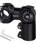 31.8mm Adjustable 60mm Mountain Bike Stem Beef Up Your Ride With 0 To 90 Degree Riser, Lightweight Aluminum CNC Forged