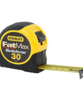 FatMax 30 Foot Measuring Tape With 1 1/4 Inch Width, 11 Inch Standout, Stud Center Marks At 16 And 19.2 Inches, Blade Armor Coating