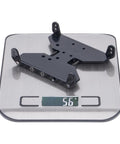 Carbon Fiber And Delrin Chassis Skid Plate And Transmission Plate For One Tenth RC Crawler Capra 1.9 UTB Upgrade Parts on scale