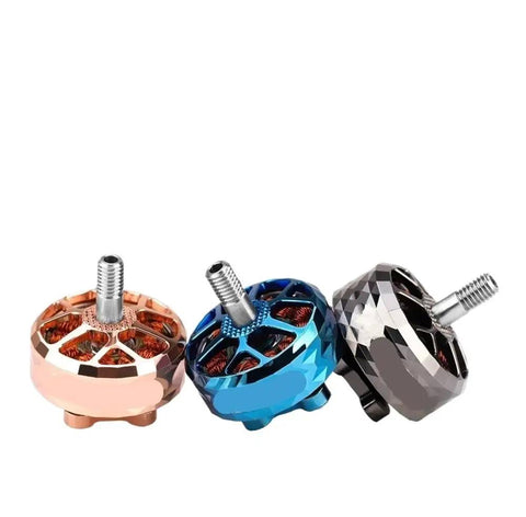 4 Pack V2207.5 Brushless Motors For RC FPV Freestyle Drones 1750KV 1950KV 2550KV 4S 6S Compatible with metallic finish
