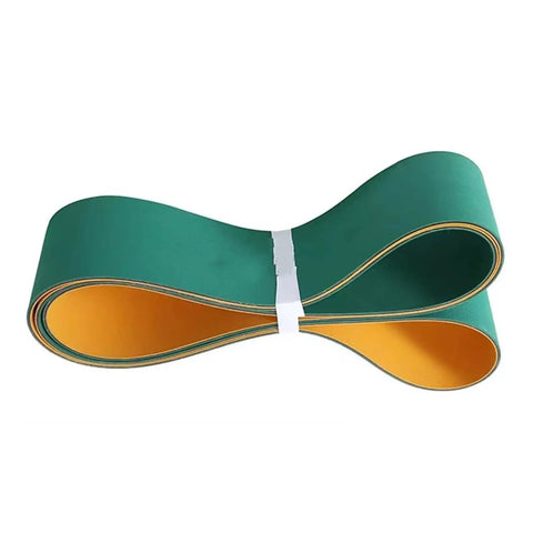 Timing Belt For Conveyors Yellow Green Wear Resistant Transmission Belt Antistatic Quiet Operation Durable Built Tough Flexible Long Lasting Drive Belt For Industrial Machinery And Conveyor Systems, 650x25x2 mm polymer