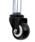 Spring Loaded Gate Caster Wheel Set For Wooden Gates And Yard Fences, 2 Inch Swivel Gate Wheel With Retractable 2.5 Inch Extension, Holds Up To 110 Lb, Heavy Duty, Pack Of 2, No Fuss Install, Smooth Rolling Gate Accessory