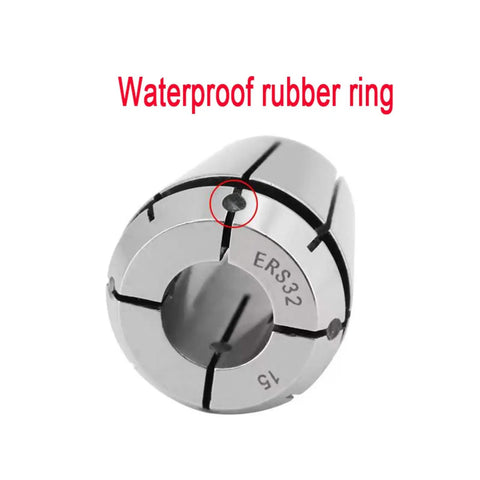 ER collet with waterproof rubber ring, part of the 14 Piece ER Collet Set 3 To 16mm Seal Collet Milling Tool Kit For CNC Machines