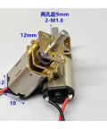 Ga12 N20 12 Mm Full Metal Gear Reduction Motor With D Shaft DC 3V To 6V 36 RPM detailed view with measurements.