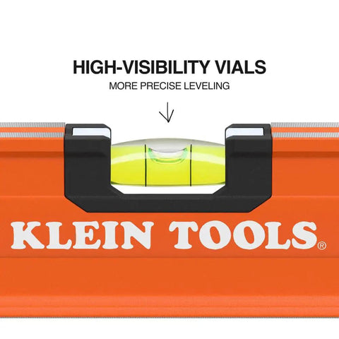 Heavy Duty 48 Inch Box Level With Three Precision Vials Dead On Readings Safety Orange Aluminum Body For Working Roughnecks And Weekend Warrior Builders Everywhere