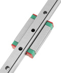 Compact MGN12H Miniature Linear Guide Rails 1pc Set, 450mm Long 12mm Wide With Sliding Block, 4 Point Contact in close view