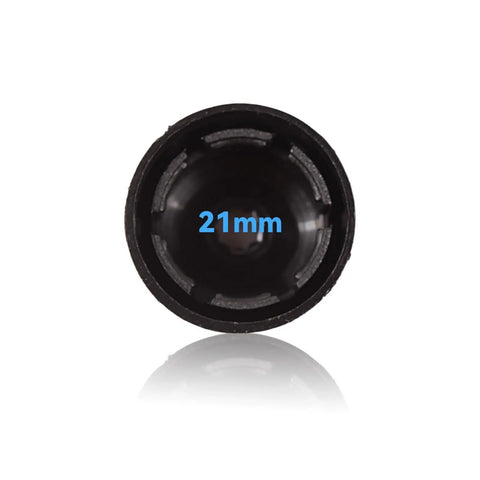 View inside 21mm diameter 20 Pieces ABS Plastic Wheel Lug Nut Covers Locks Bolt Caps With Removal Tool For VW Jetta Golf Passat Beetle EOS