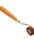 Red 0.4 Inch Rubber Brayer Roller For Wallpaper And Printmaking Pro Grade Anti Skid Hard Rubber Roller Tool