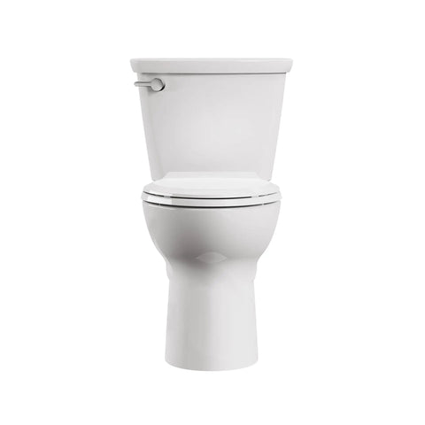 Front view of Cadet Pro Toilet Tank Only 1.28 GPF and 4.8 LPF, 12 Inch Rough-In, Ultra Low Water Flush, with metal trip lever.