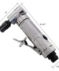 Tough As Nails Pneumatic Air Die Grinder Featuring A Versatile Swivel Head And Smooth Variable Speed Trigger, 6-1/4 inch tool.