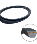 Image of Heavy Duty V Belt Replacement For 532131264 531005026 And 544238901 with cross-section showing material layers
