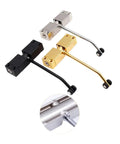Blue Stainless Steel Silent Spring Door Closer Hardware With Adjustable Auto Close And Quiet Smooth Operation For Doors And Cabinets