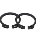 Heavy Duty External Circlip Retaining Rings For Shaft And Bearing Assembly Fit M6 To M50 Durable Carbon Steel Build, black.