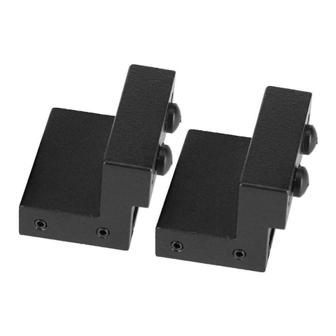 Heavy Duty Barn Door Stopper with Adjustable Floor Track Roller, wall mounted, rubber covered damping for quiet operation.