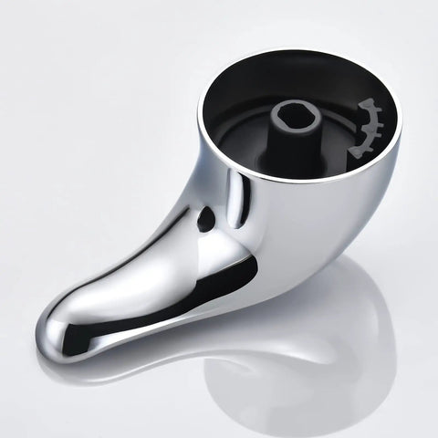 Replacement Lever Shower Handle For PosiTemp And Moentrol Valve Systems, Heavy Metal Construction, chrome finish detail
