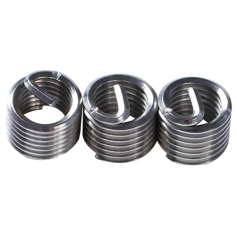 Stainless Steel Thread Repair Kit M5x08mm With 30 Pcs Inserts Drilling Bit Tap Install Tool And Lug Breaker For Auto Repairs DIY Ready