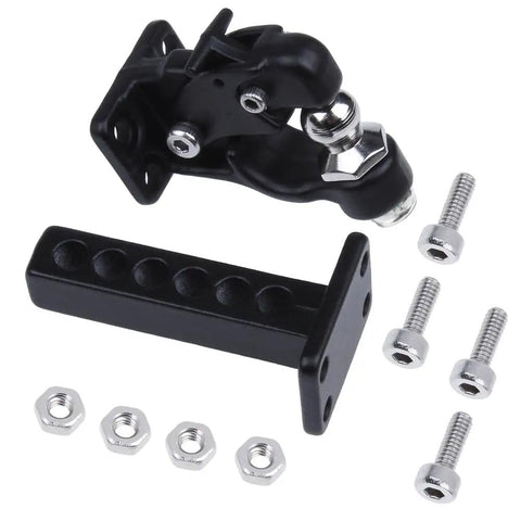 Metal RC Crawler Trailer Hook Drop Hitch Receiver For Traxxas TRX4 Axial SCX10 II III Redcat Gen7 Gen8 One Tenth Scale