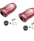 Upgrade Your Water Drop Reel With This Super Lightweight Abs Fishing Handle Grip Knob For Smooth Casting And Effortless Retrieval That Fits Most Carbon Fiber Rocker Handles Perfectly Made For Serious Anglers Who Want A Pro Feel Without The Bulk., 9g ABS red reel handle grips with hardware