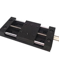 Motorized Rotary Positioning Stage PTSS50 Self Locking Translation Table With 50 mm Stroke And 40 By 60 Table Size, Top Notch Precision Electric Rotary Platform With Worm Gear Drive For Optical Alignment And Lab Automation.