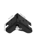Folding hinges for furniture 90 degree self locking heavy duty brackets two pack space saving design for tables iron